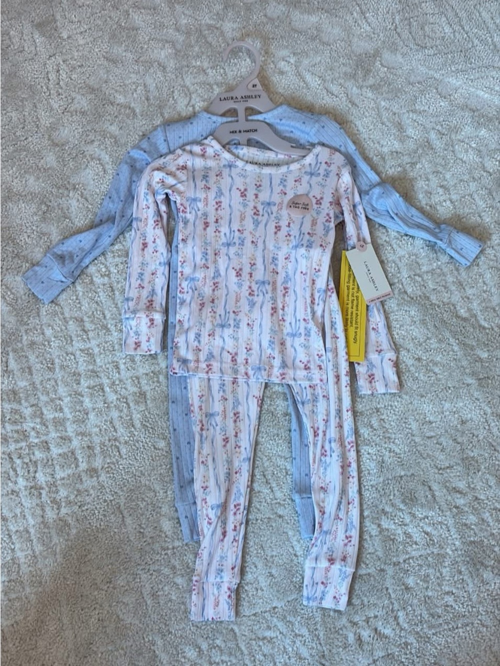NWT 2T Laura Ashley Pajamas, set of 2
